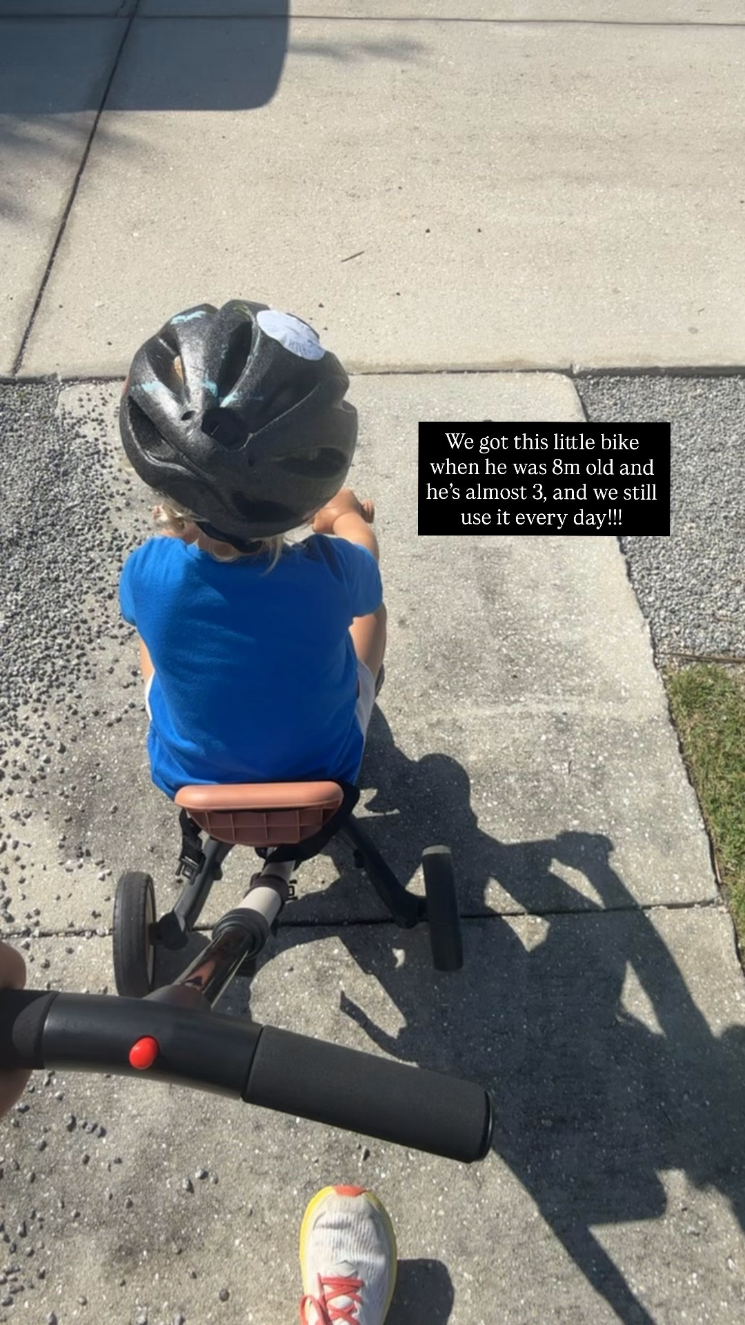 Mom finds 
Amazon kids 
Push bike

#LTKKids #LTKdayinmylife #LTKTravel
