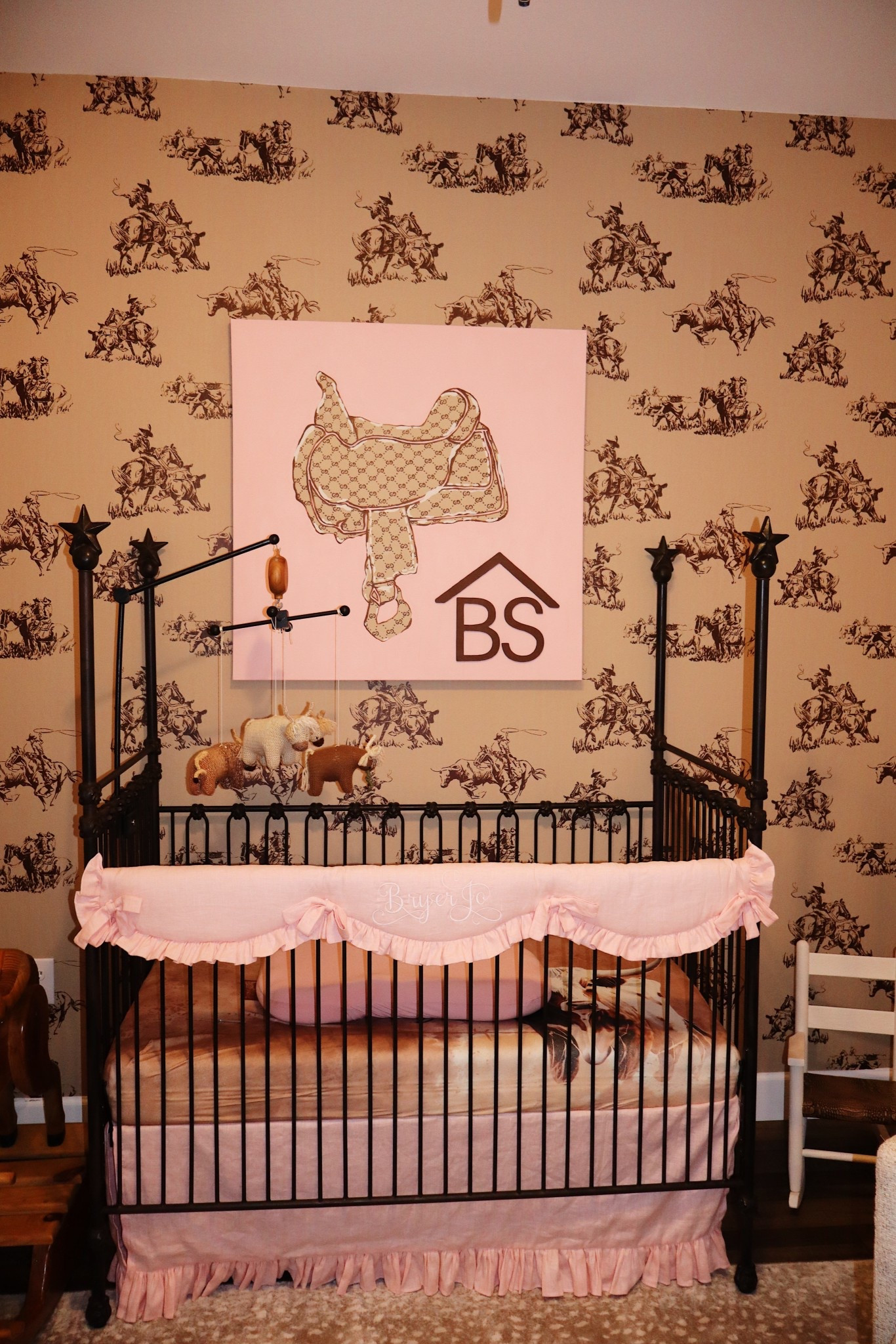 Wallpaper, crib sheets, and more 