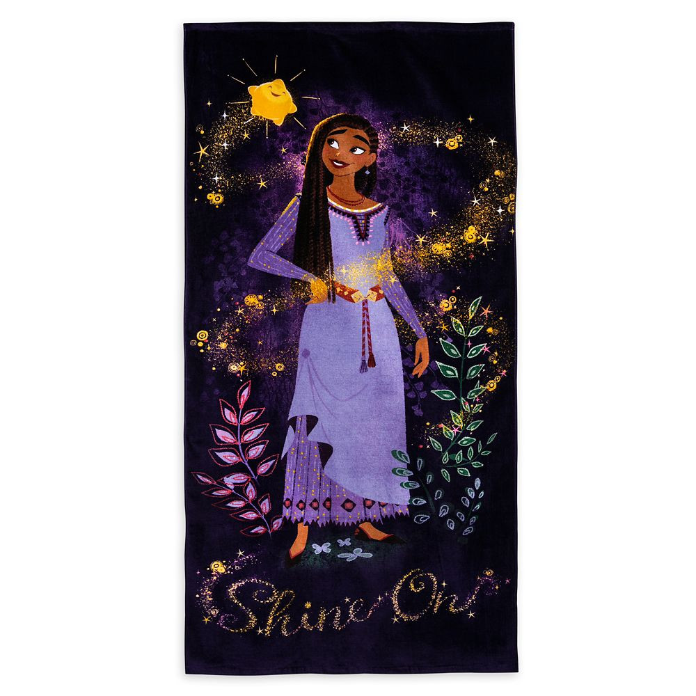 Asha and Star Beach Towel – Wish | Disney Store