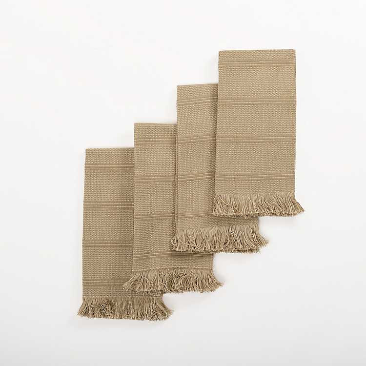 Lynn Tan Horizontal Stripe Napkins, Set of 4 | Kirkland's Home