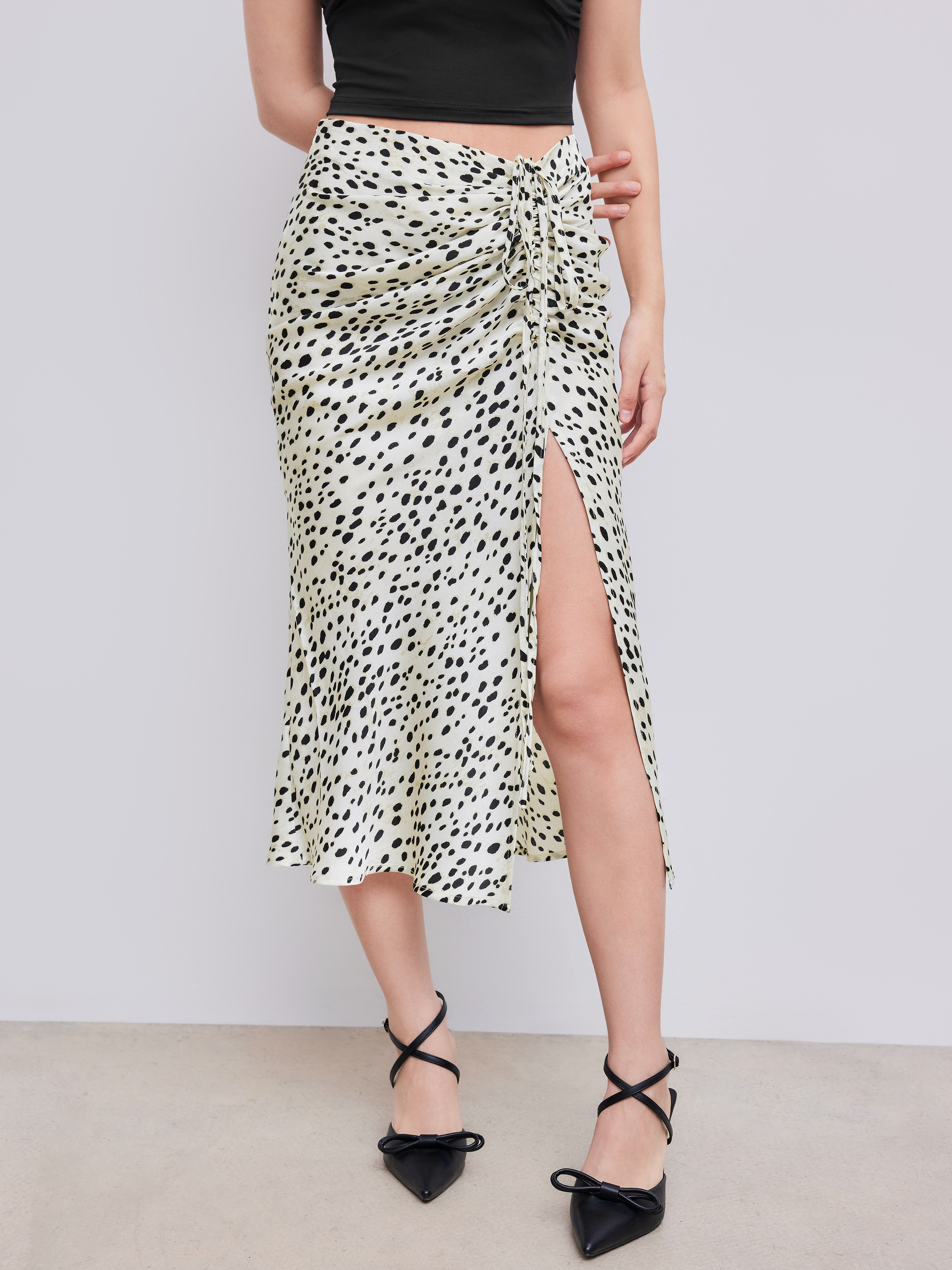 Leopard Print Cheetah Print Animal Print Western Outfits Long Skirts City Chic Woven Spot Leopard... | Cider