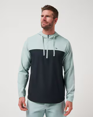 COIN TOSS QUARTER ZIP HOODIE | TravisMathew