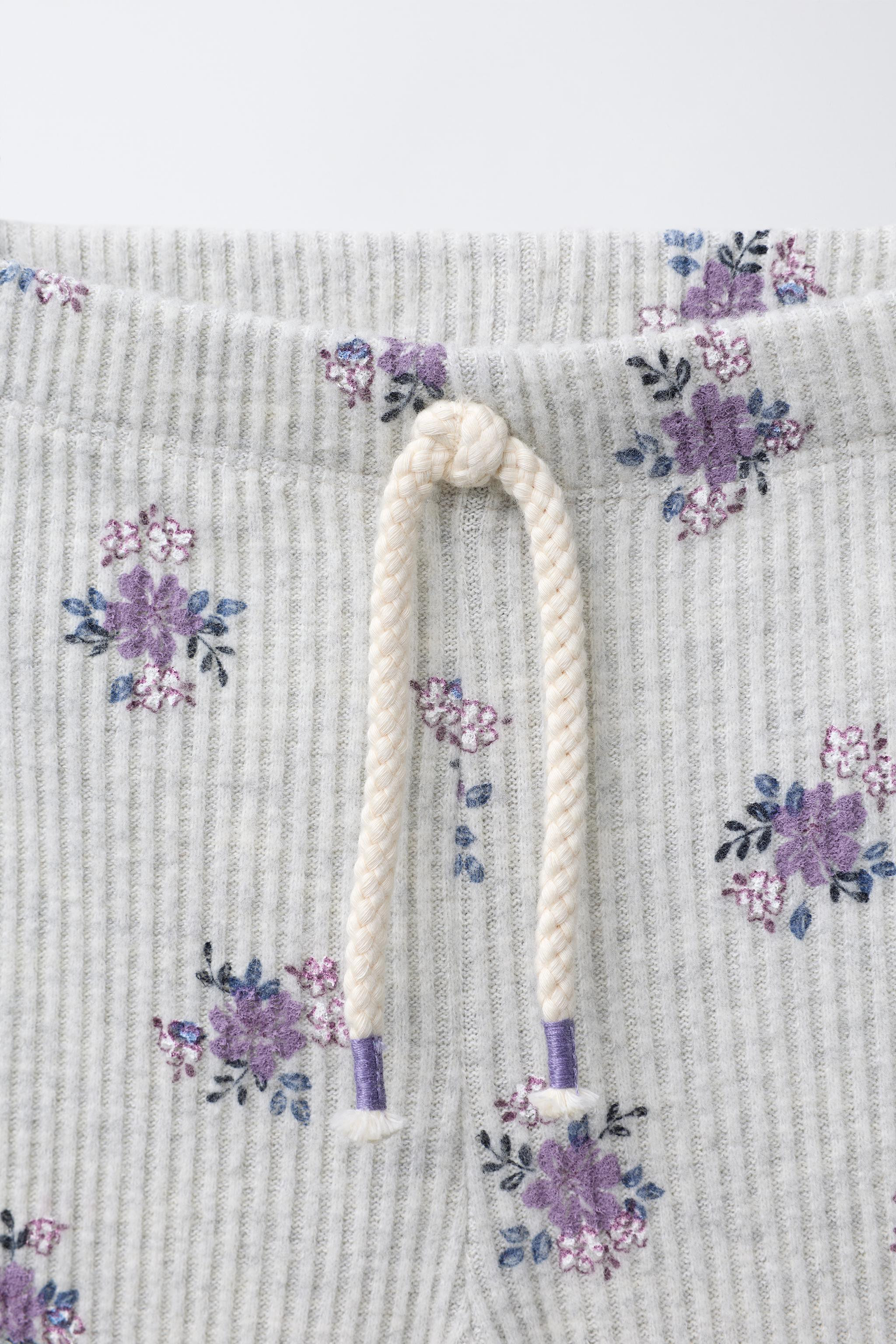 PRINTED SOFT TOUCH T-SHIRT AND LEGGINGS SET | Zara US