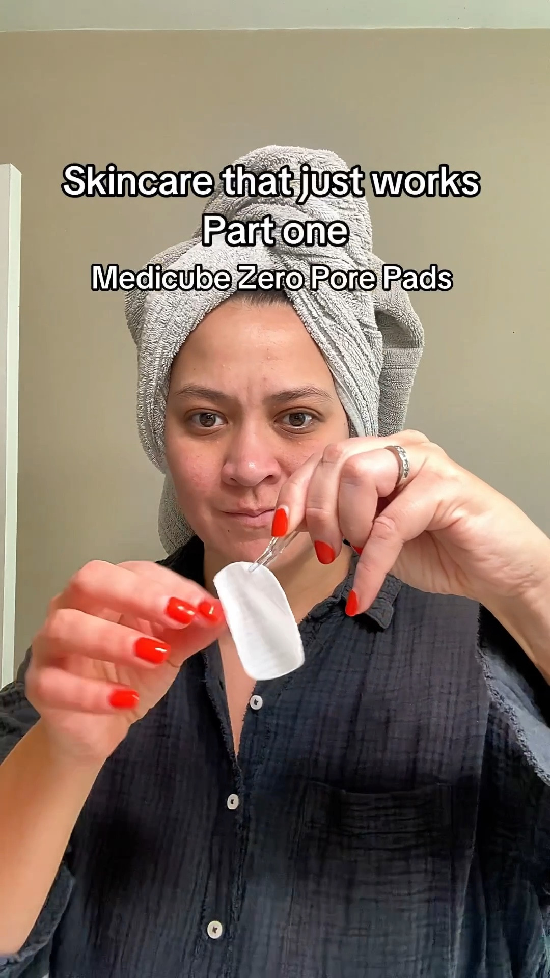 Mom skincare but make it effective.
10 seconds, no mess, and my skin looks way more awake -zero pore pads from medicube 

#LTKBeauty #LTKselfcare #LTKFindsUnder50