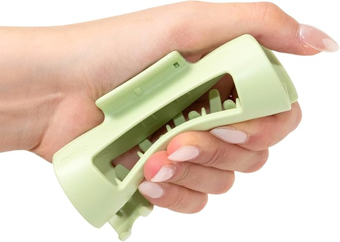 The Original Mello Hair Claw Clip Squishy Claw Clip Made in Korea Patent Pending 30021976 (Green,... | Amazon (US)