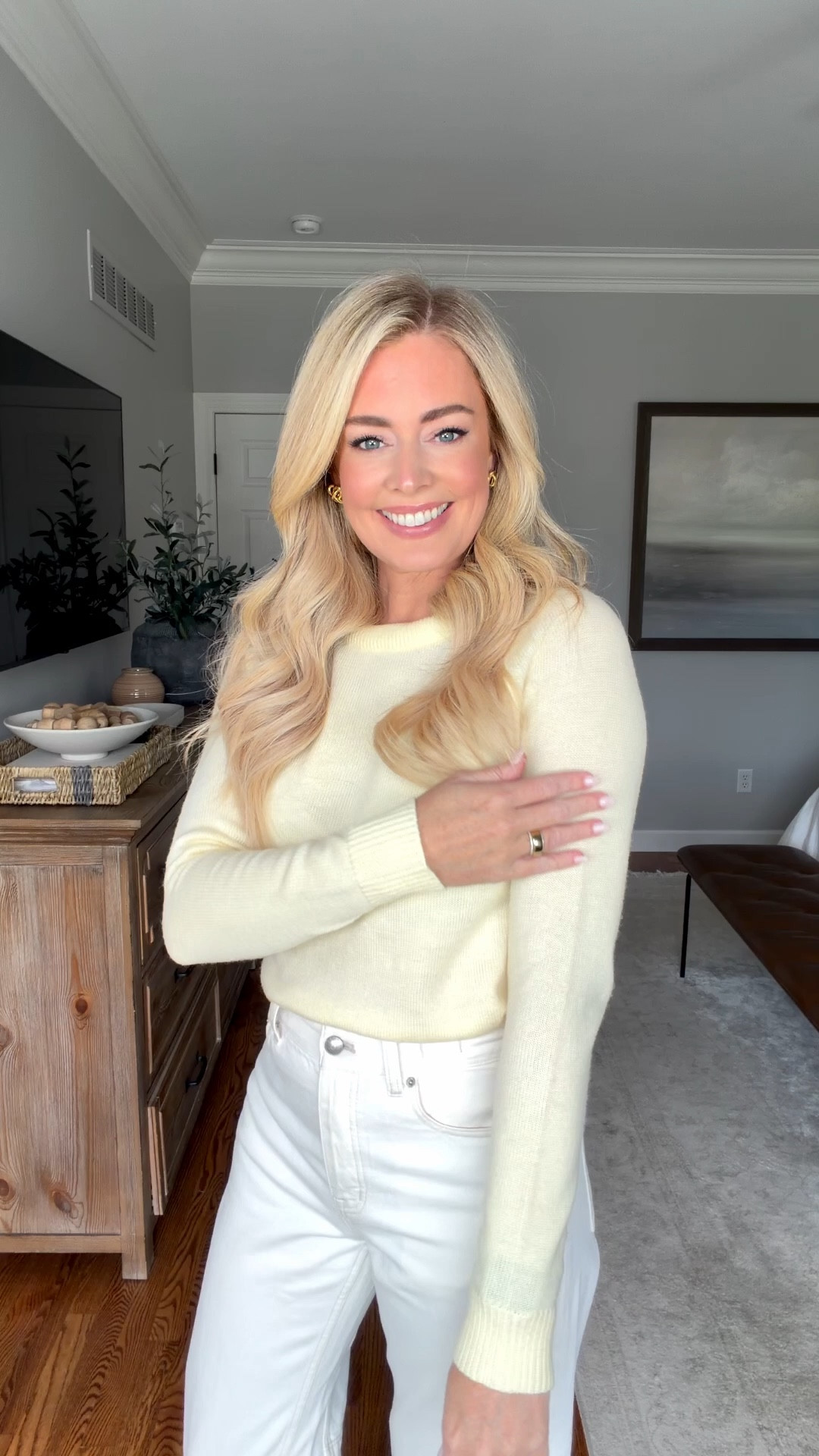 Just saw my sweater is on sale for under $50! Wearing a small - size up one if you want a looser fit

#LTKootd #LTKSeasonal #LTKSaleAlert