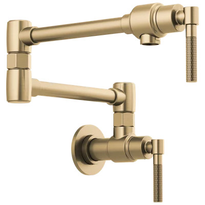 Litze® Wall Mount Pot Filler with Knurled Handle | Perigold