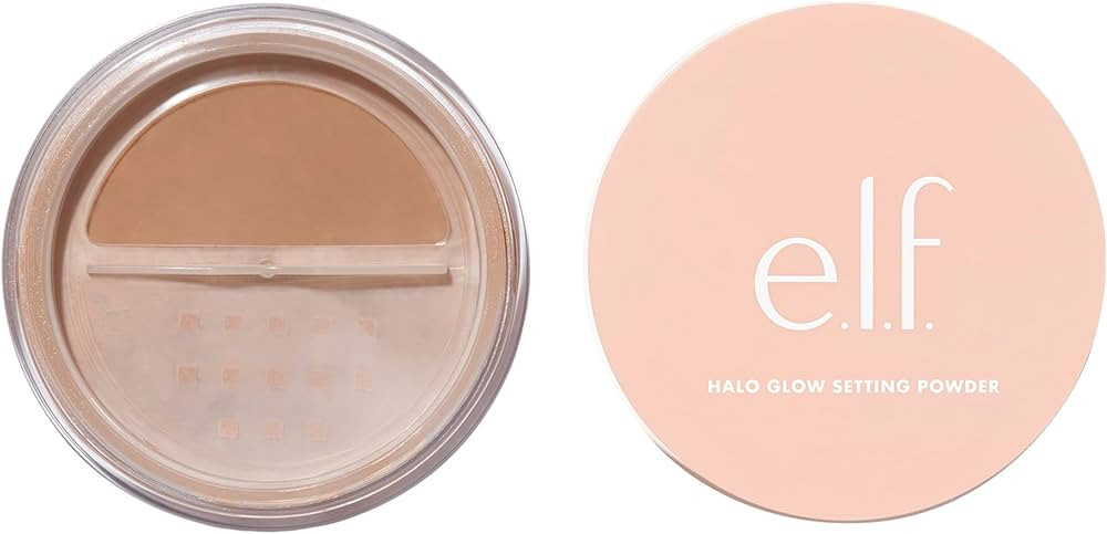 e.l.f. Halo Glow Setting Powder, Smooths The Look Of Pores & Fine Lines, Creates An Airbrushed Fi... | Amazon (US)