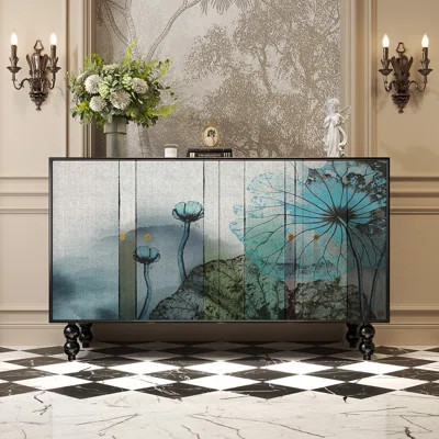 59" Wide Ash Solid Wood Sideboard | Wayfair North America