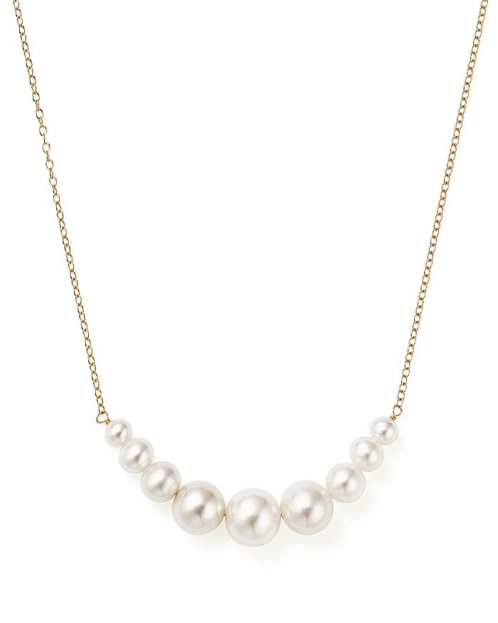 14K Yellow Gold Cultured Freshwater Pearl Necklace, 18" - 100% Exclusive | Bloomingdale's (US)