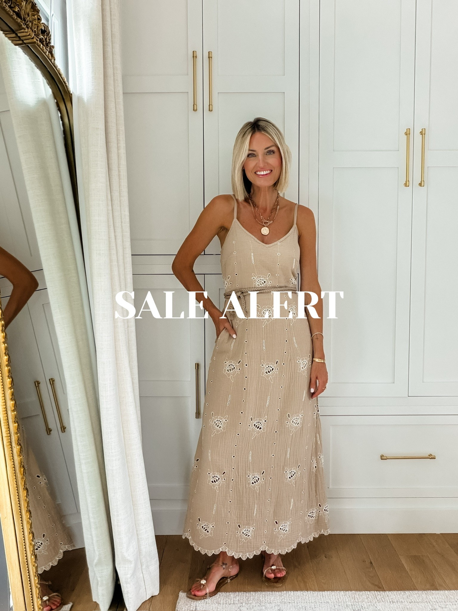 This Target maxi dress is truly everything! It looks like Shopbop with the intricate detail. The price is crazy good! The price is even better right now because it’s on sale for 40% off 👏🏻😍  wearing XS

Loverly grey, Target maxi dress, tan neutral womens dress, fashion finds for her, dress under 30, womens summer dress affordable

#LTKSeasonal #LTKSaleAlert