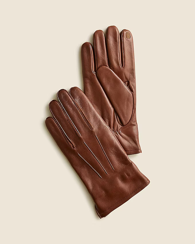Cashmere-lined leather gloves | J. Crew US