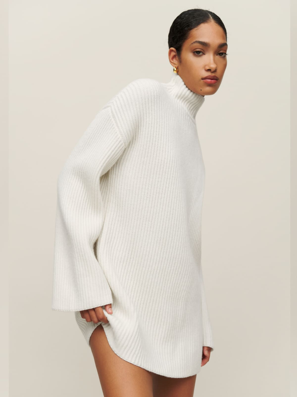 Zucca Regenerative Wool Sweater Dress | Reformation (Global)