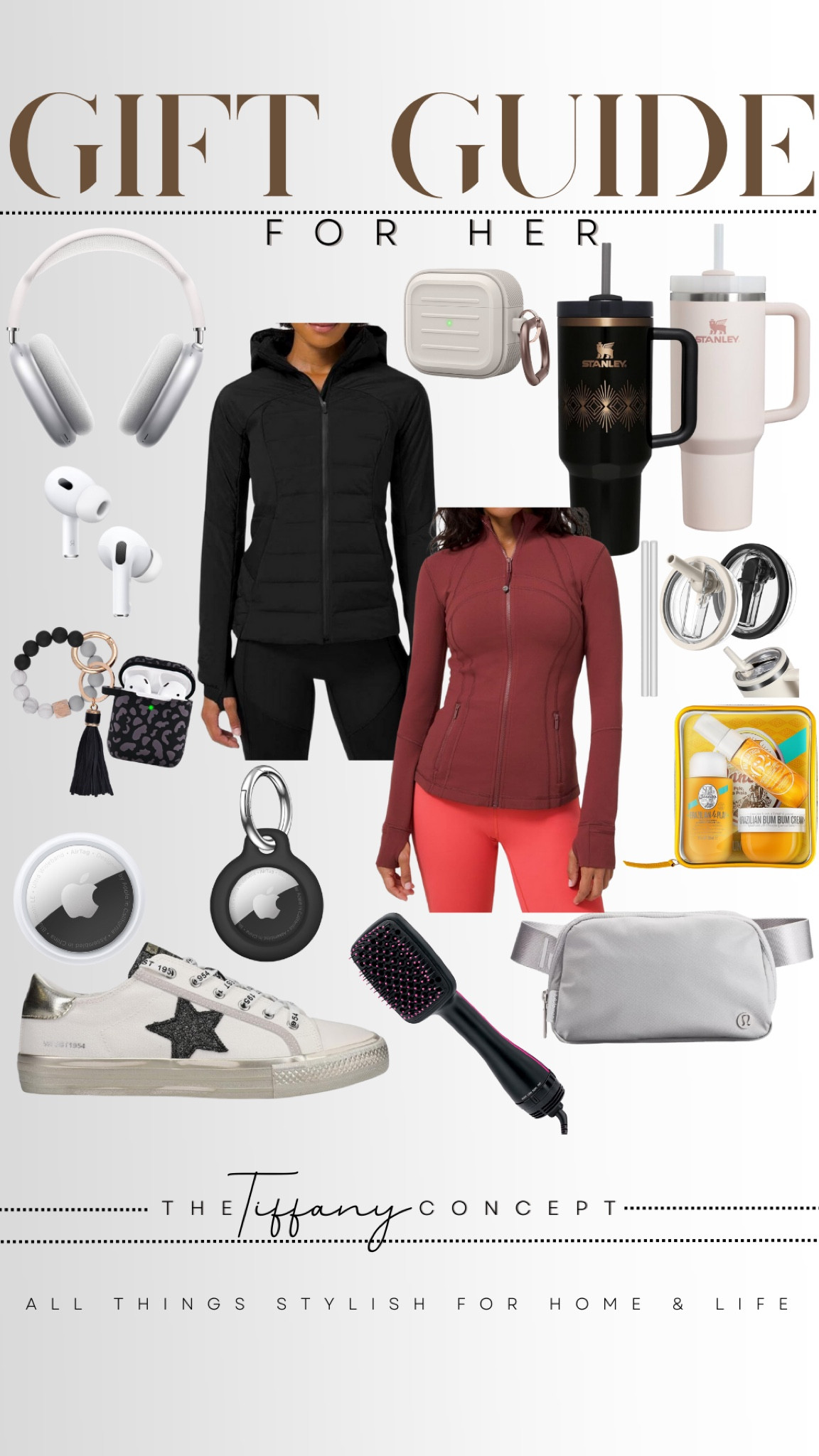 This GIFT GUIDE has great inspo for a girl of any age in your life. From fashion, fragrance, technology and hydrating in style! Keep the lady in your life happy this holiday season. 

#LTKStyleTip #LTKBeauty #LTKGiftGuide