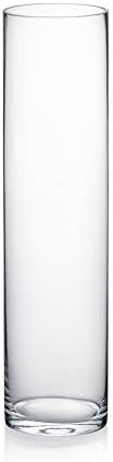 WGV Cylinder Vase, 3" W x 12" H, Clear Bud Skinny Narrow Glass Candle Holder Planter Terrarium fo... | Amazon (US)