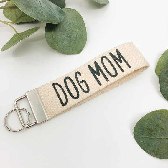 Dog Mom Natural Key Fob | Etsy | Etsy (US)