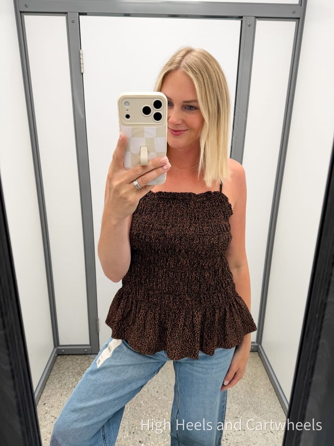 Cute smocked tank!