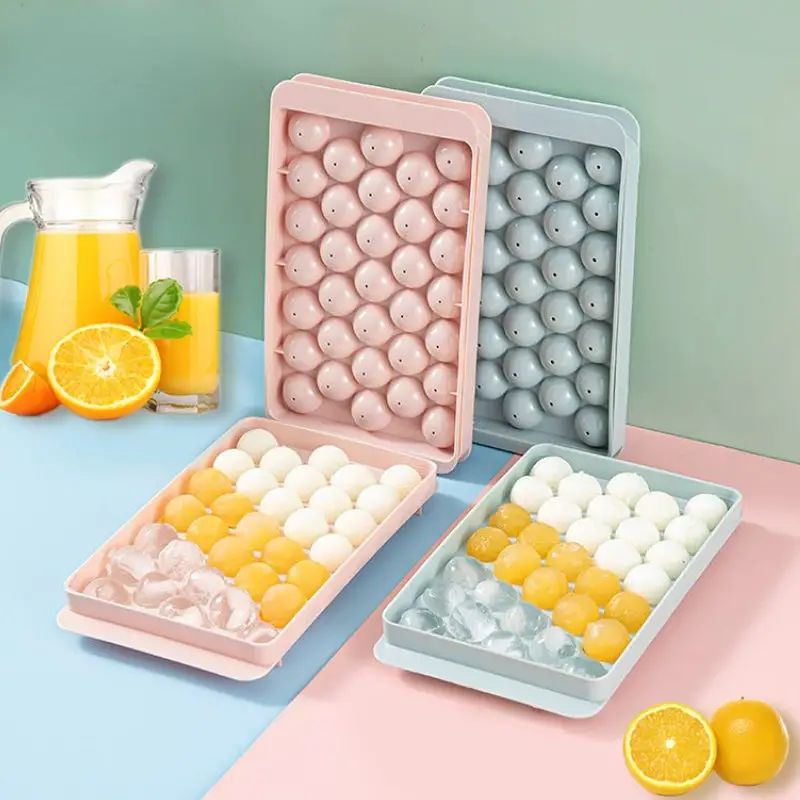 1pc 33 Cavity Ice Boll Hockey PP Mold Frozen Whiskey Ball Popsicle Ice Cube Tray Box Lollipop Mak... | Temu Affiliate Program