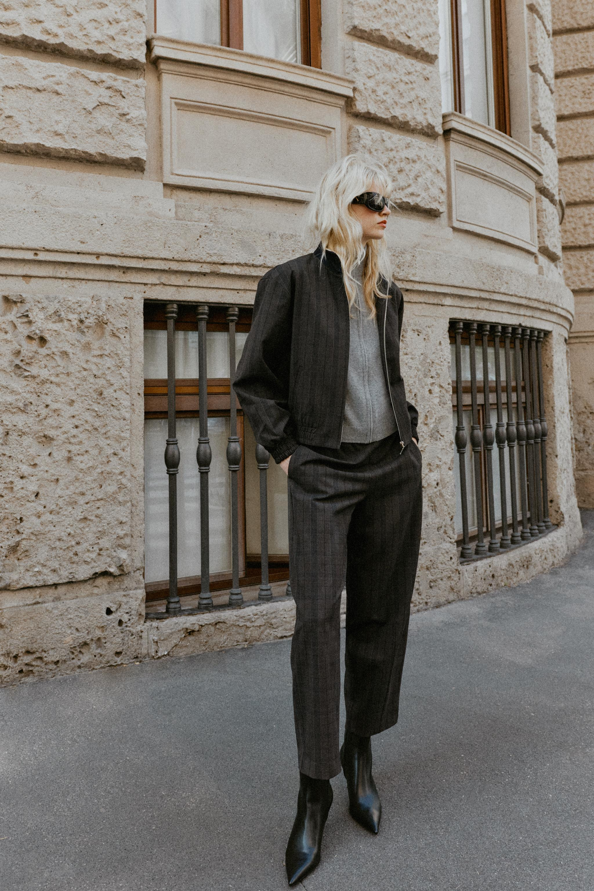 PLAID BOMBER JACKET | Zara US
