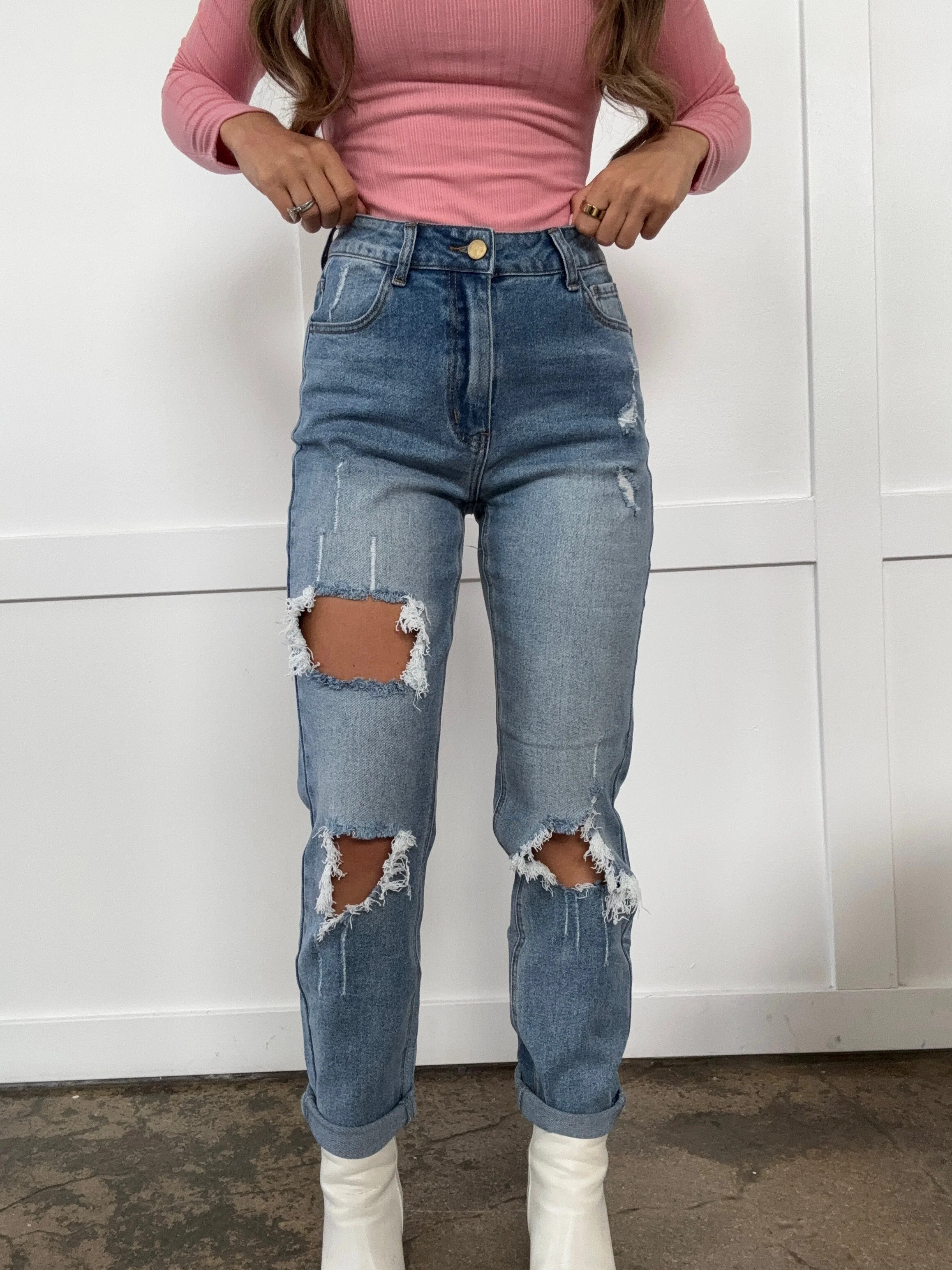 Dakota True Denim Boyfriend Jean | Willow Boutique