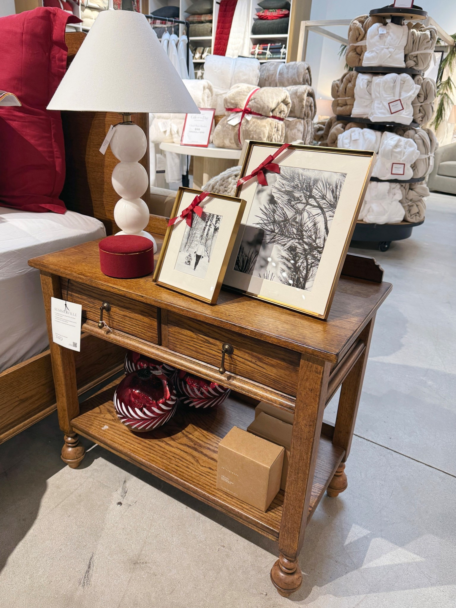 The Summerville Nightstand is that classic-meets-cozy piece every bedroom needs. 🤎 The Tuscan Brown finish gives it an heirloom feel with subtle, antique-inspired character, while the solid kiln-dried wood construction keeps it sturdy and long-lasting. With two smooth drawers and an open shelf, it’s the perfect blend of function and charm—great for books, nighttime essentials, or styling your favorite accents. 📚 A timeless piece that fits beautifully into traditional, transitional, or modern classic spaces. Linked more pieces from this collection, too.✨#BedroomInspo #PotteryBarn #Nightstand

#LTKHoliday #LTKSaleAlert #LTKHome