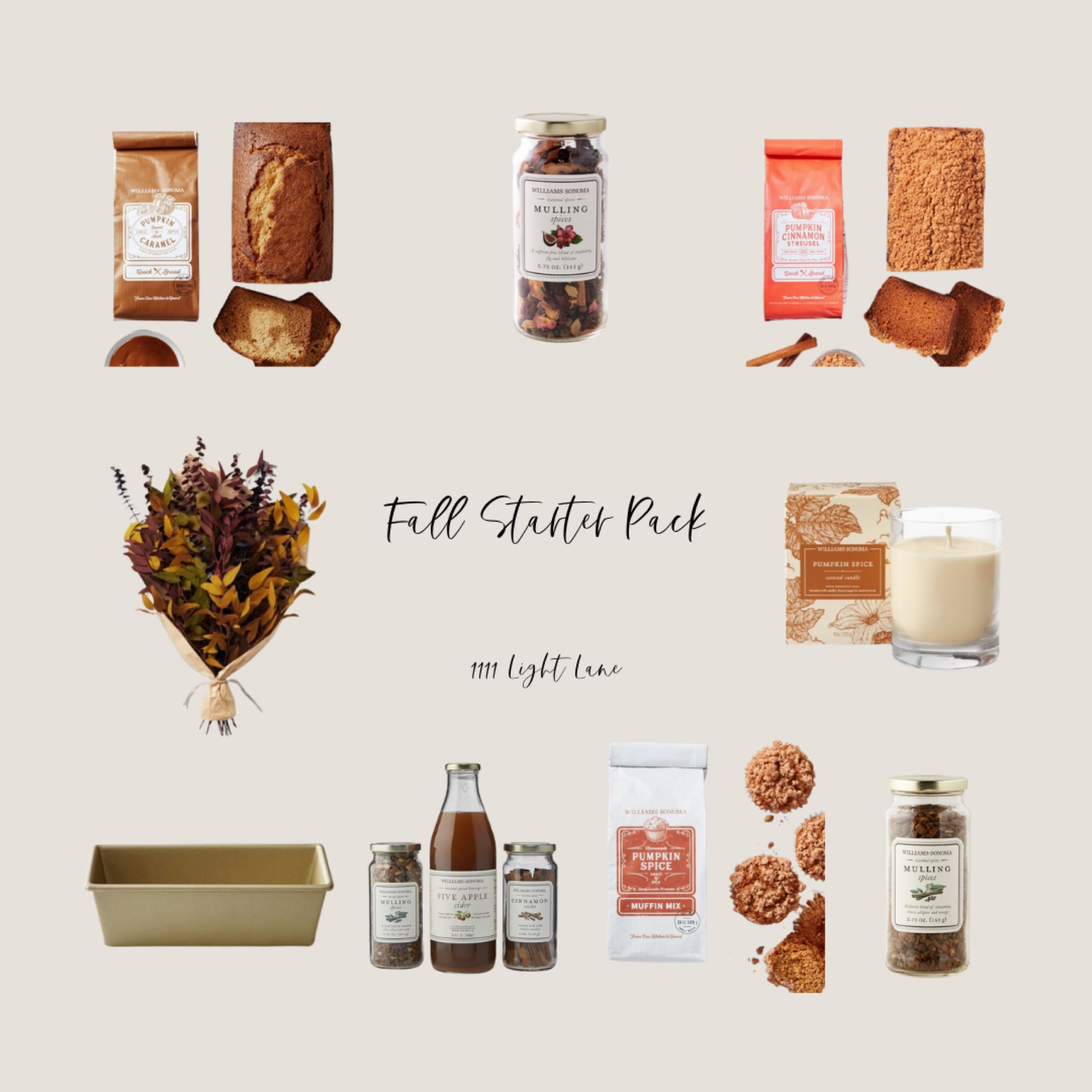 Fall Starter Pack
Pumpkin candle
Pumpkin bread
Best loaf pan
Mulling spices 

#LTKhome #LTKSeasonal