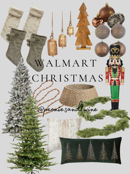 Walmart Christmas decor finds @peoniesandtwine 

#walmart #christmas #christmasdecor #christmastree  Christmas tree #ornaments ornaments 

#LTKCyberweek #LTKHoliday #LTKSeasonal