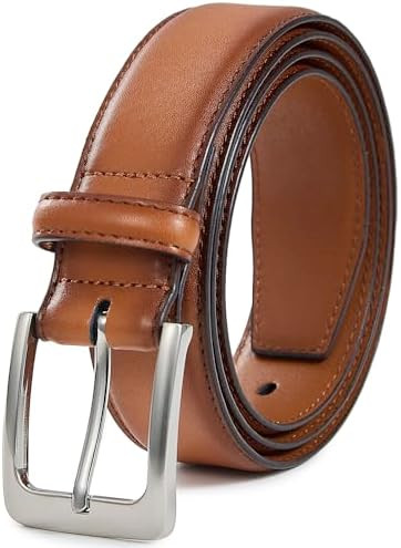 VATAN Men's Genuine Leather Dress Belts, Handmade Classic Every Day Leather Jeans Belt for Men Wo... | Amazon (US)