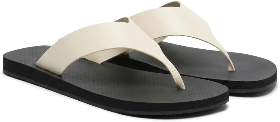 Red Rubber Thong Sandals for Women Beach Flip Flops Casual Comfortable Slip On Flat Sandals Ladie... | Amazon (US)