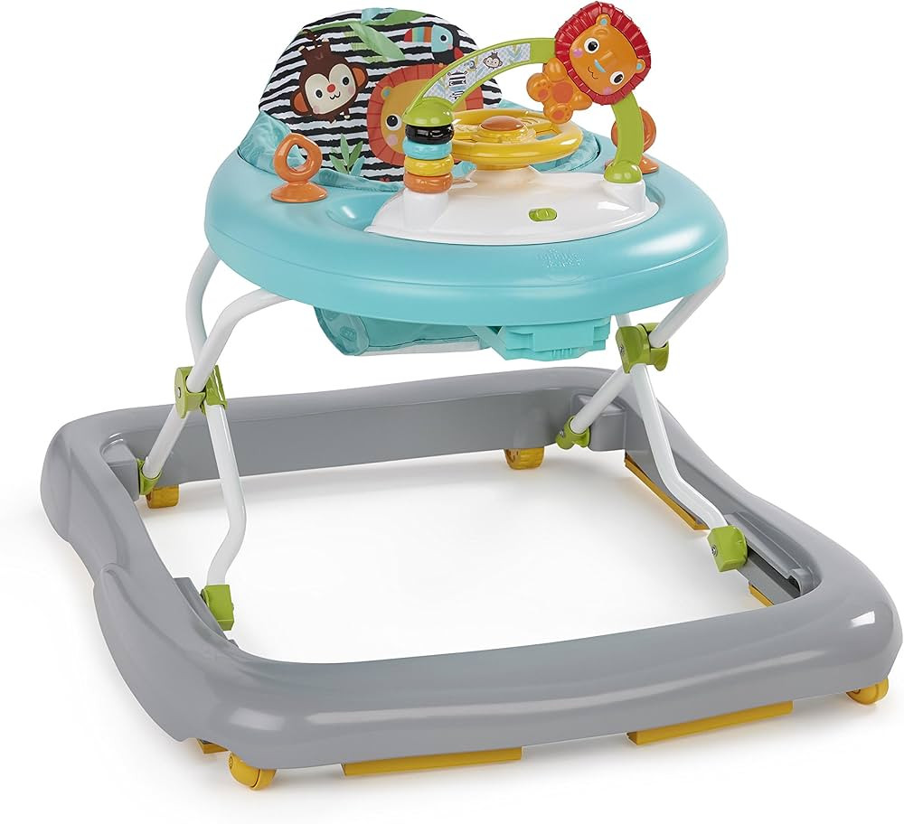 Bright Starts Zig Zag Zebra Walker with Easy Fold Frame for Storage, Ages 6 months + | Amazon (US)