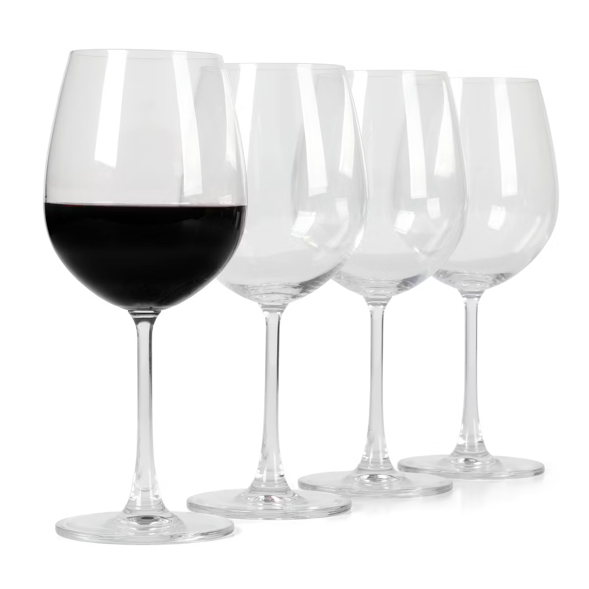 Martha Stewart Vivica 20-Ounce Stemmed Red Wine Glass Set 4-Pack | Target