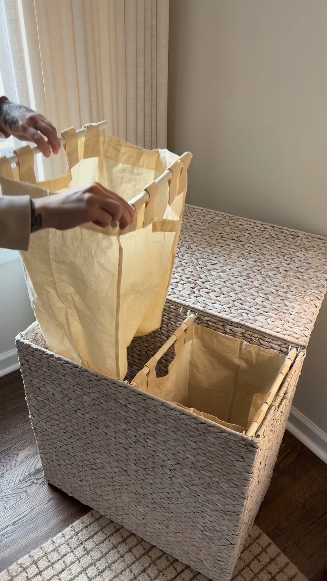When I say she's spacious... I was having a hard time finding a spot in my house for her! So much space in this hamper 🧺

storage, laundry hamper, aesthetic home, neutral home, home organizing 

#LTKmomlife #LTKSaleAlert #LTKHome