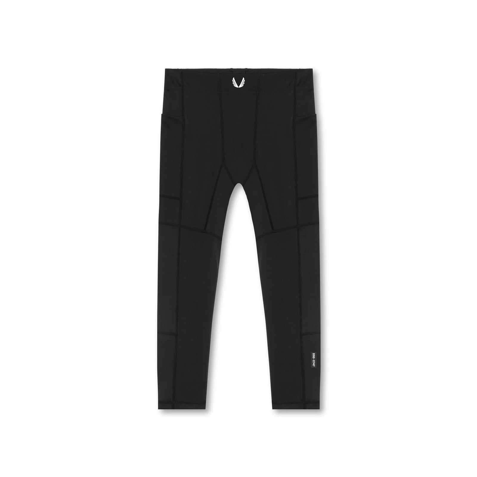 0747. WarpFlexx® Side Pocket 3/4-Length Legging - Black | ASRV