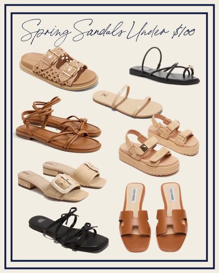 Spring sandals under $100! 🫶🏻

#LTKGiftGuide #LTKFindsUnder50 #LTKFindsUnder100