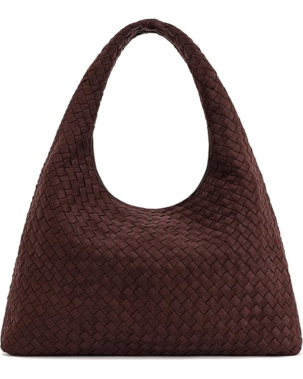 JW PEI Women's Iaura Faux Suede Woven Shoulder Bag | Amazon (US)