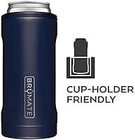 BrüMate Hopsulator Slim Double-walled Stainless Steel Insulated Can Cooler for 12 Oz Slim Cans (... | Amazon (US)