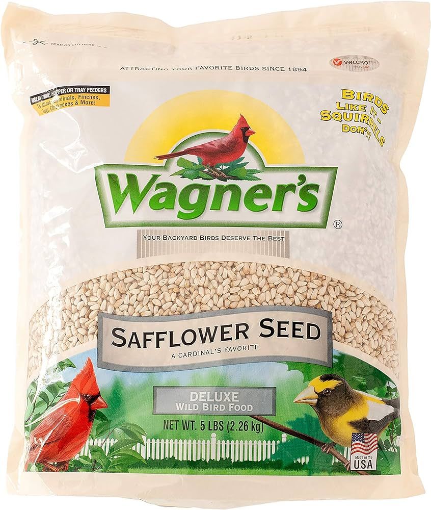 Wagner's 57075 Safflower Seed Wild Bird Food, 5-Pound Bag | Amazon (US)
