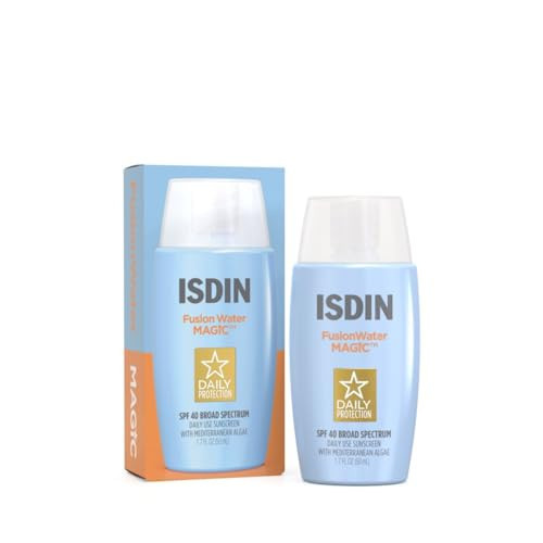 Fusion Water MAGIC, Ultralight Broad Spectrum SPF 40 Sunscreen with Hyaluronic Acid and Vitamin E, 50ml | Amazon (US)
