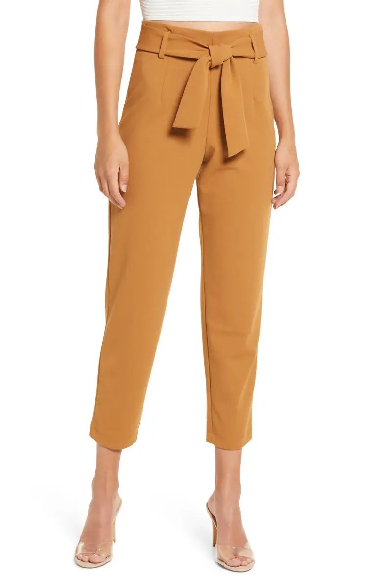 Belted Tapered Pants | Nordstrom