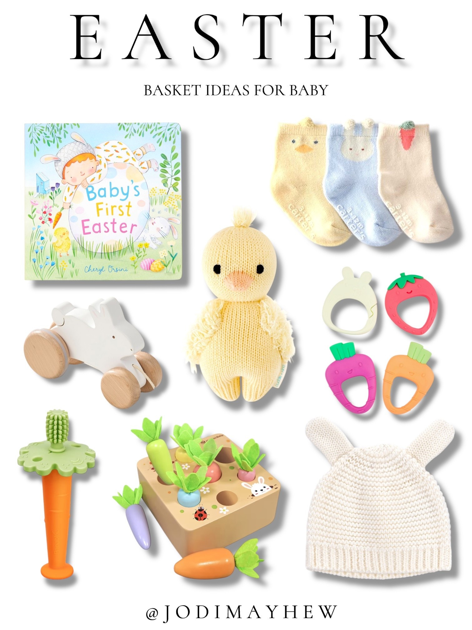 Easter Basket Ideas For Baby.

#easter #basket #stuffers #ideas #gift #boys #boy #baby #kids #inspo #plush #girl #girls #book #hat #knitted #bunny #beanie #socks #teether #carrot #tooth #brush #toys #pull #toy #game #wooden #Montessori #first #newborn #spring #holiday #guide #gifts #amazon #nordstrom @target #chicken #stuffy #stuffed #animal #duck #chick 



#LTKKids #LTKBaby #LTKSeasonal