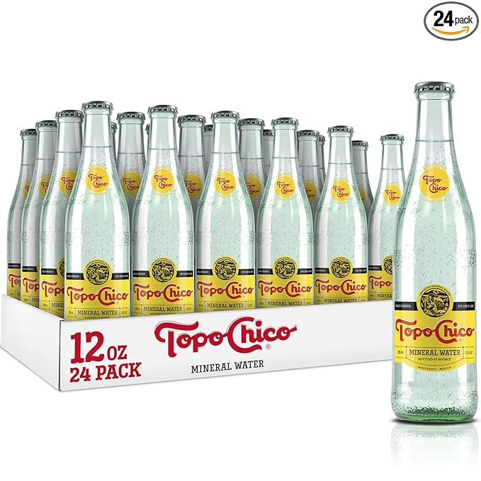TOPO CHICO Mineral Water, 12 Fl Oz, Pack of 24 | Amazon (US)