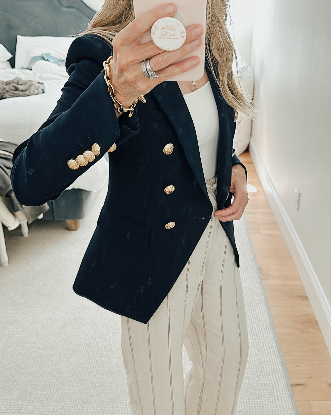 These striped linen pants are the hero piece of summer. Paired with a blazer, sweater or a tank top they’re super chic and comfortable. Also love them with a lightweight, cropped sweater for a more casual look. #linenpants 

#LTKStyleTip #LTKTravel