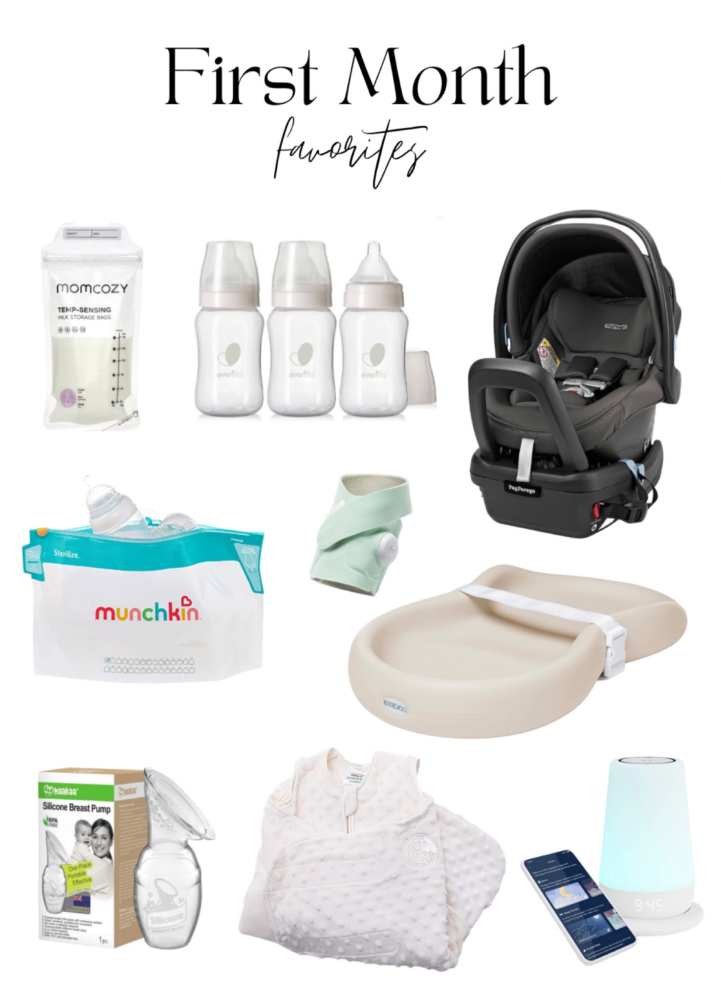 These Amazon favorites got me through the first month with my newborn. 

Bottles, car seat, baby nursery, newborn essentials, baby, infant

#LTKbaby #LTKfamily #LTKkids