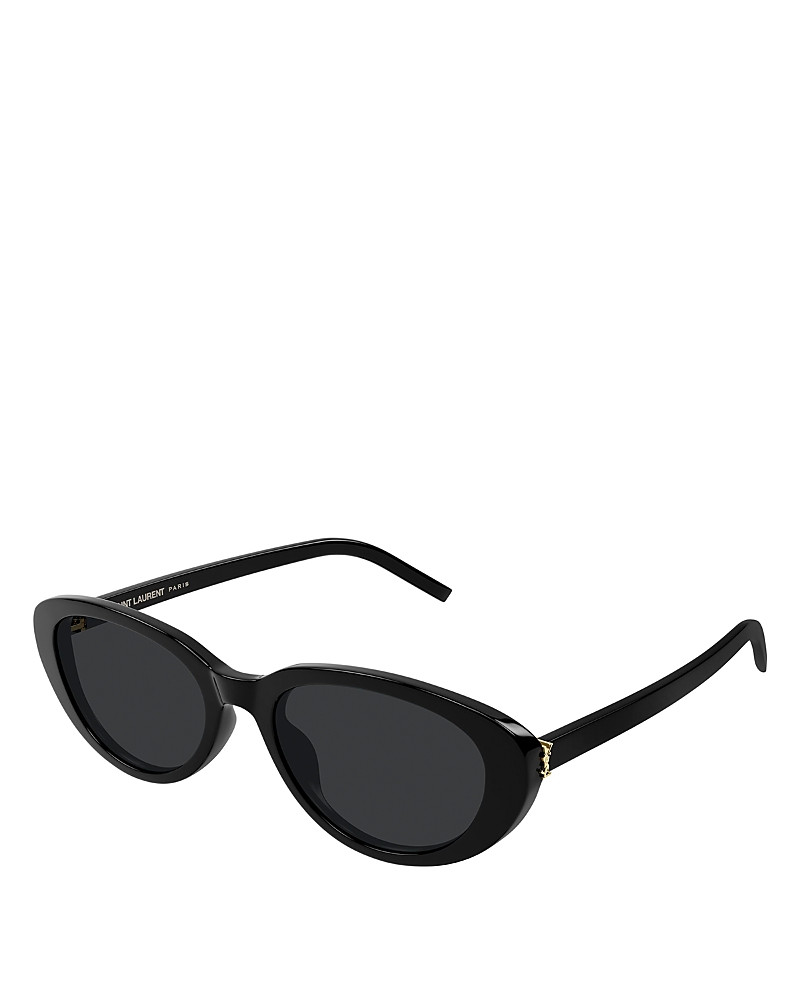 Saint Laurent Oval Sunglasses, 55mm | Bloomingdale's (US)