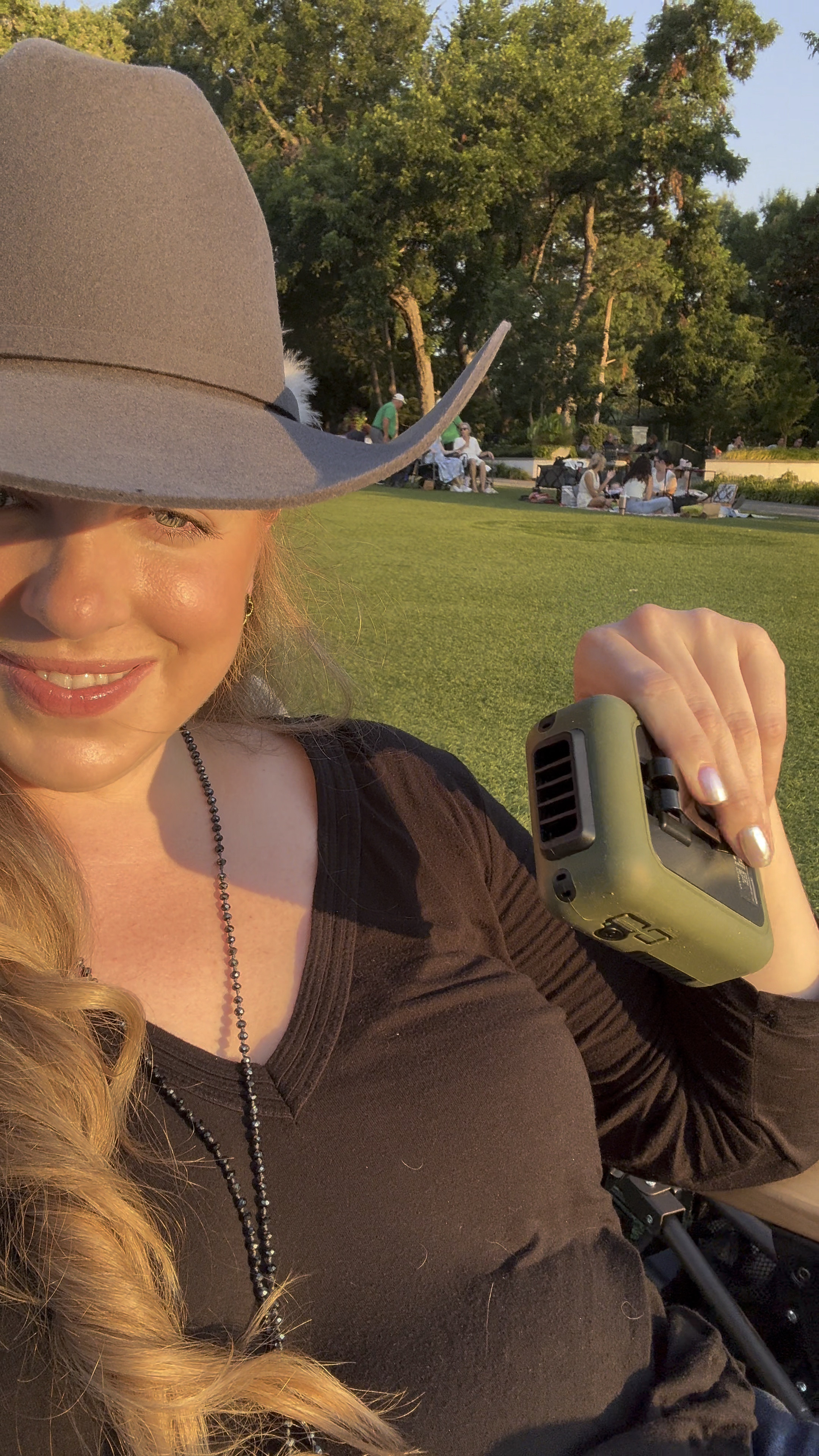 Best personal fan for your belt, but I took it off while I am sitting. Anything helps when trying to beat the 97° heat

#LTKSeasonal #LTKActive #LTKVideo