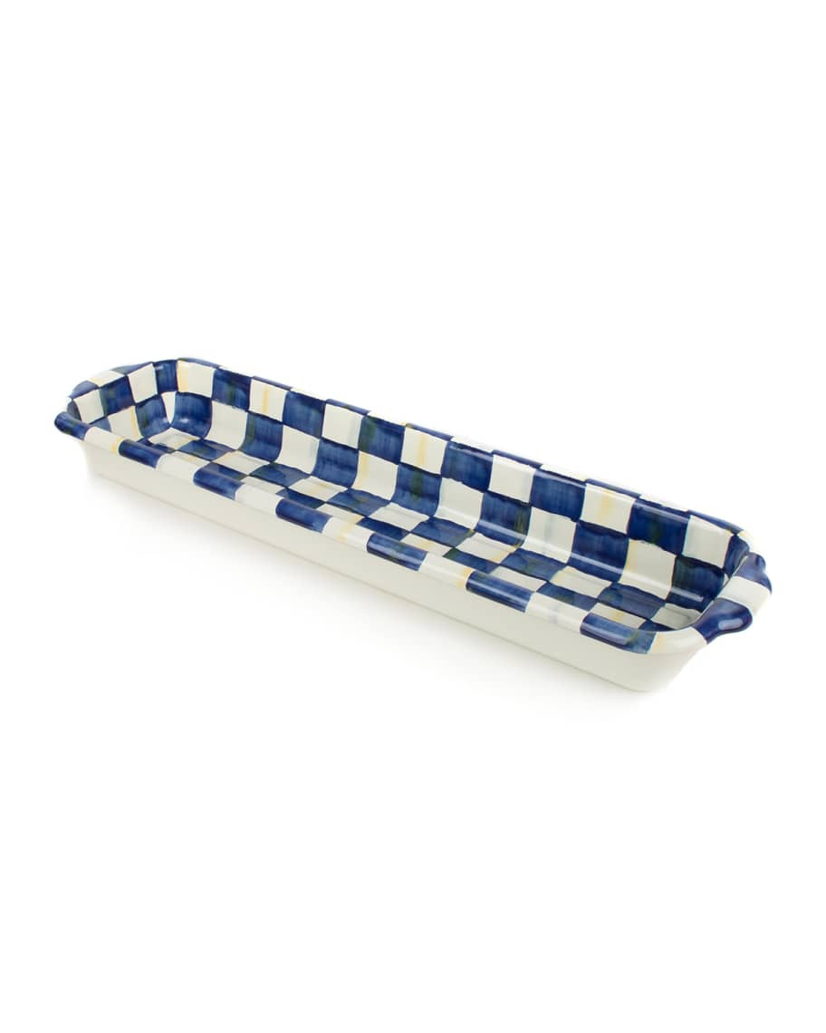 Royal Check Baguette Dish | Horchow