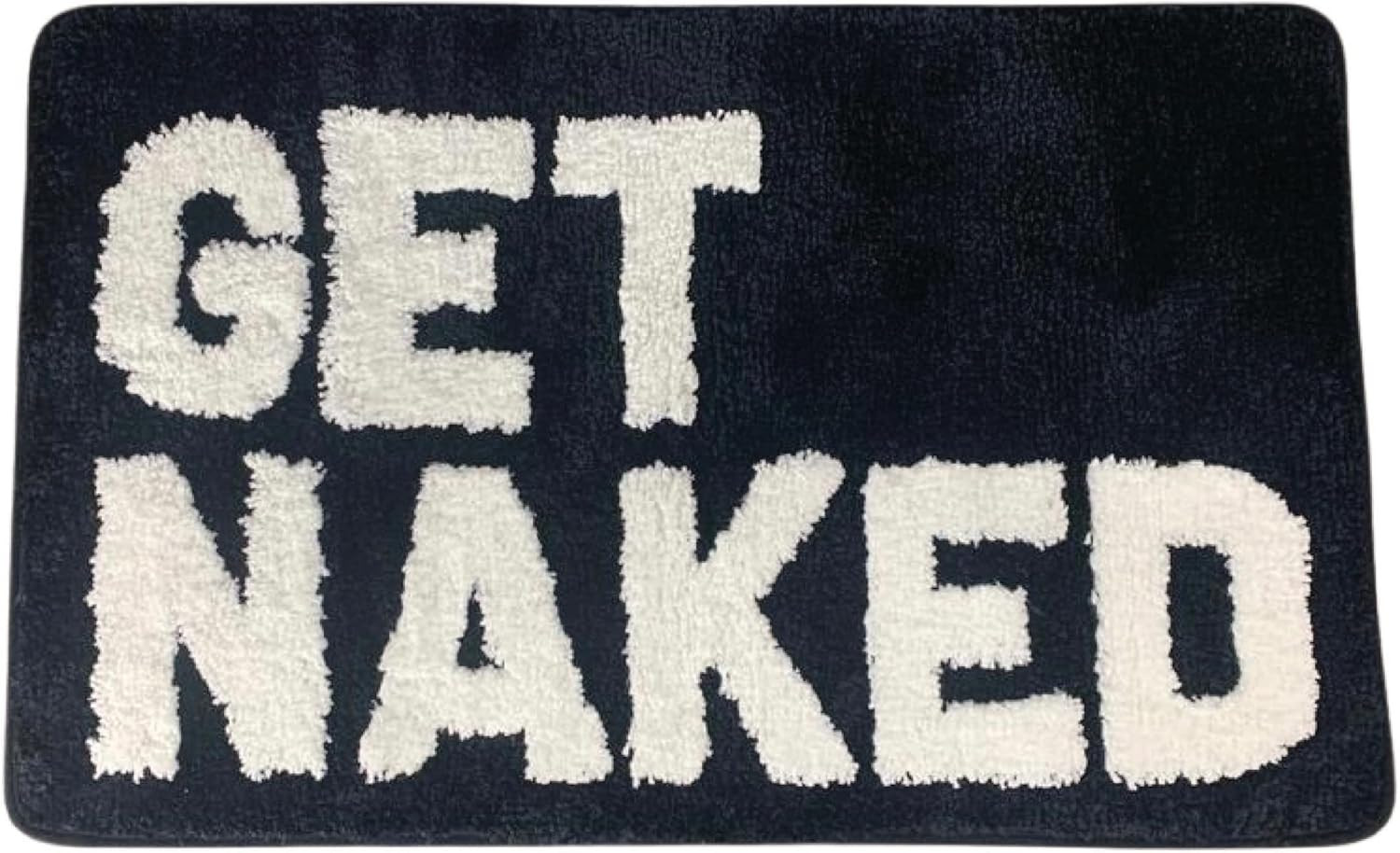 SRS67 Get Naked Bath Mat - Cute Bath Mat - Black Bathroom Mat - Non Slip Microfiber Absorbent Get... | Amazon (US)