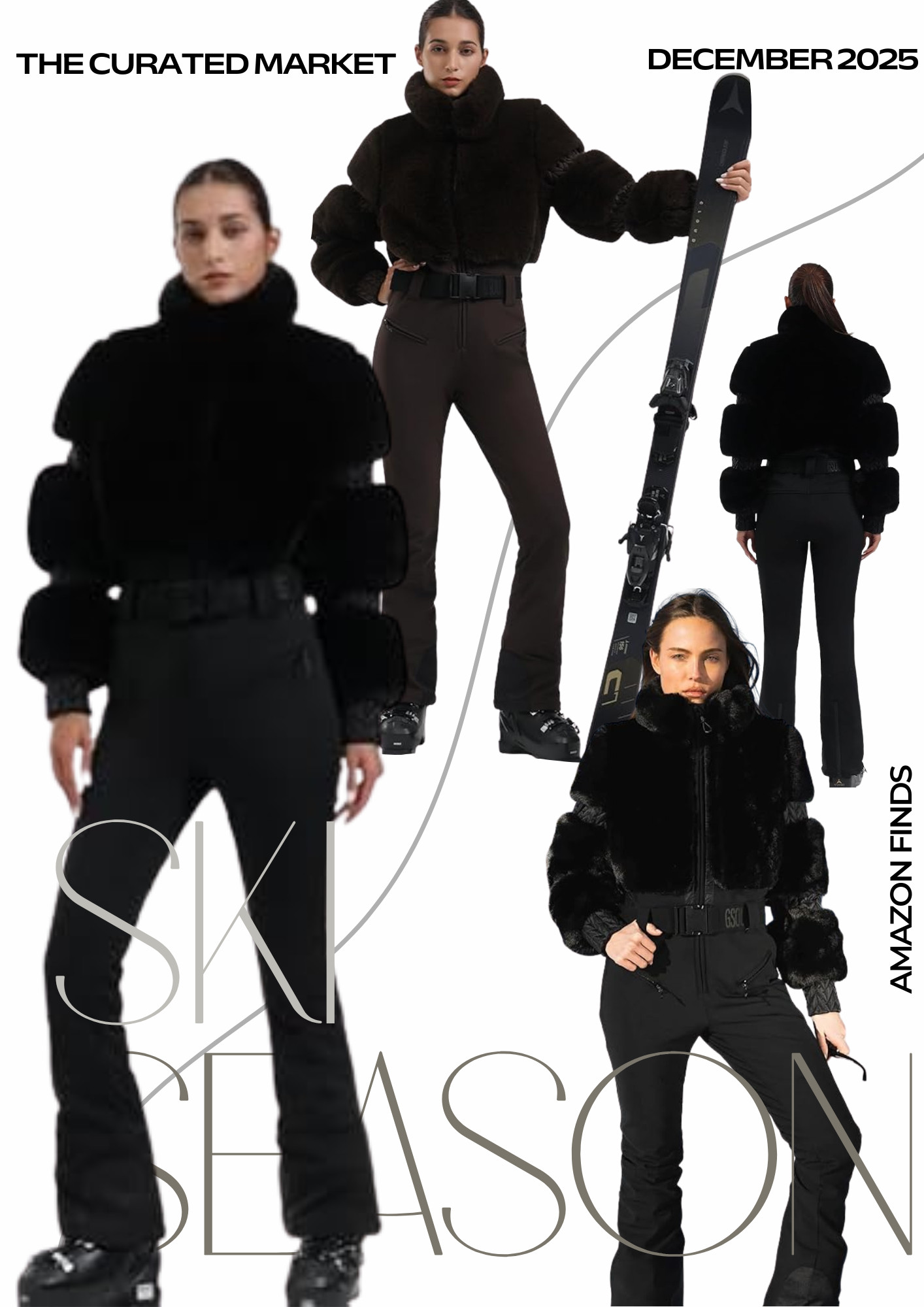 Black Faux Fur Ski Suit | Amazing Amazon Find

This faux fur ski suit is going viral for a reason it's giving Goldberg designer après ski vibes for more than half the price. Water resistant, warm, and ultra-stylish, it’s the perfect ski outfit for women who want luxury on a budget.

The review are top tier... Shop it in multiple colors (black, camel, pink, red) and thank me later.

Sizes XS to XL!
✨ A top-rated Amazon ski suit
✨ Great winter gift idea
✨ Budget-friendly après ski style

#ApresSkiOutfit #FauxFurSkiSuit #WinterOutfits2025 #AmazonSkiFinds #DesignerLookForLess #WinterFashionTrends #SnowOutfitIdeas #ColdWeatherStyle #LTKWinterStyle 

 #LTKSeasonal #LTKStyleTip #LTKTravel