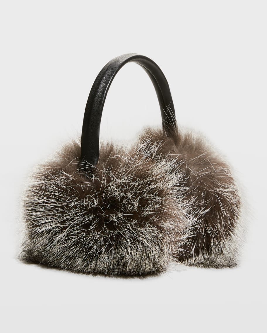 Gorski Fox Fur Earmuffs | Neiman Marcus