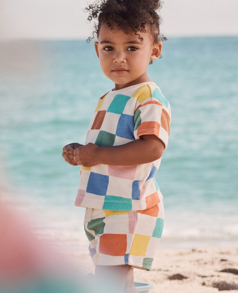 Baby Print Top & Shorts Set | Hanna Andersson